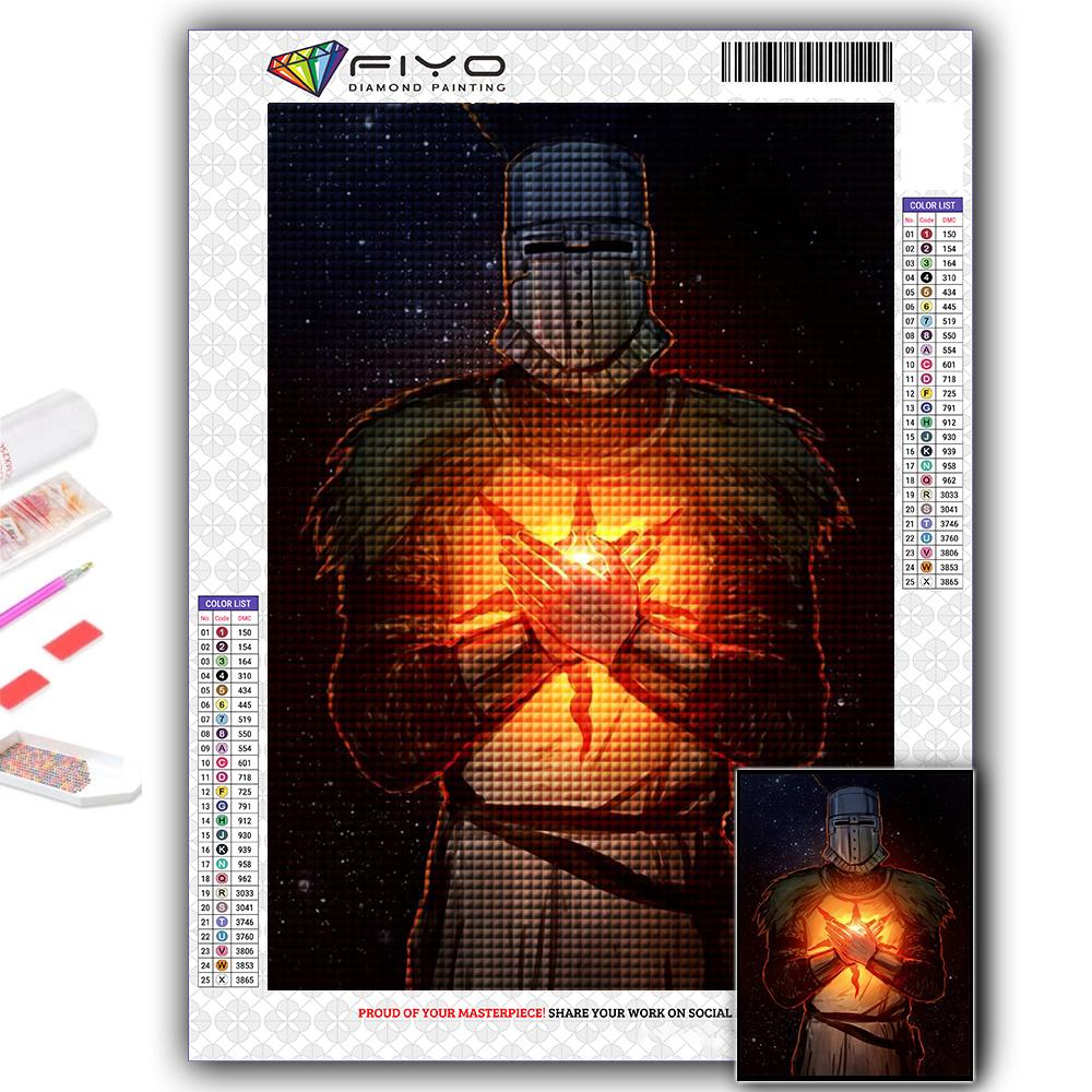 Full 5D Diy Diamond Painting Game Dark Souls 5D Diamond Painting
