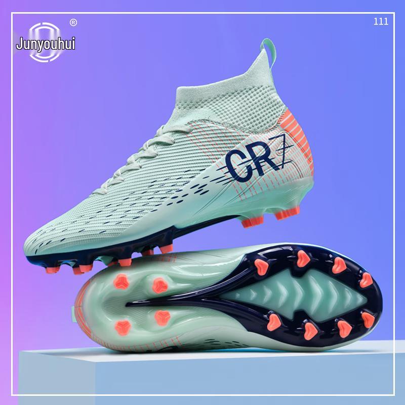 Унисекс Длинные Шипы AG Футбольные Бутсы Jun You Hui