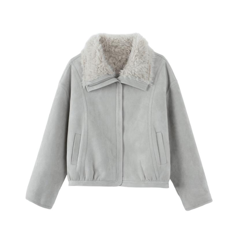 Betu Women's Winter Faux Fur Fleece Jacket