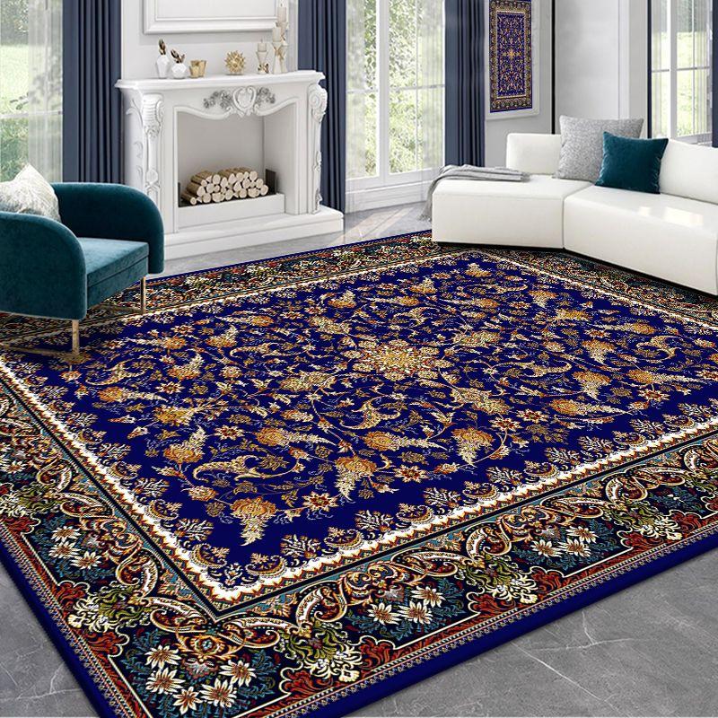 Persian Bohemian Area Rug Large,Carpets for Living Room Luxury Retro Bedroom Decoration Home Kid Play Non-slip Entrance Door Mat