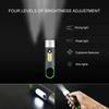1 Set Keychain Flashlight 4-Gear High Brightness Tail Hook Waterproof Retractable Repair Work Handheld Flashlight Outdoor Equipment