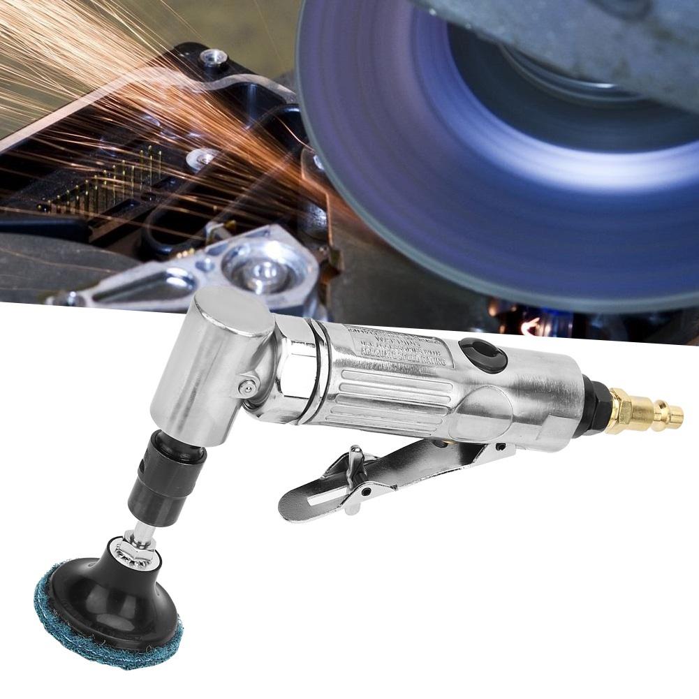 Мини-полировальный станок с воздушным углом, электроинструменты, угловая шлифовальная машина с воздушным углом, 90 градусов, пневматический полировально-шлифовальный станок, пневматический шлифовальный станок, комплект для шлифования