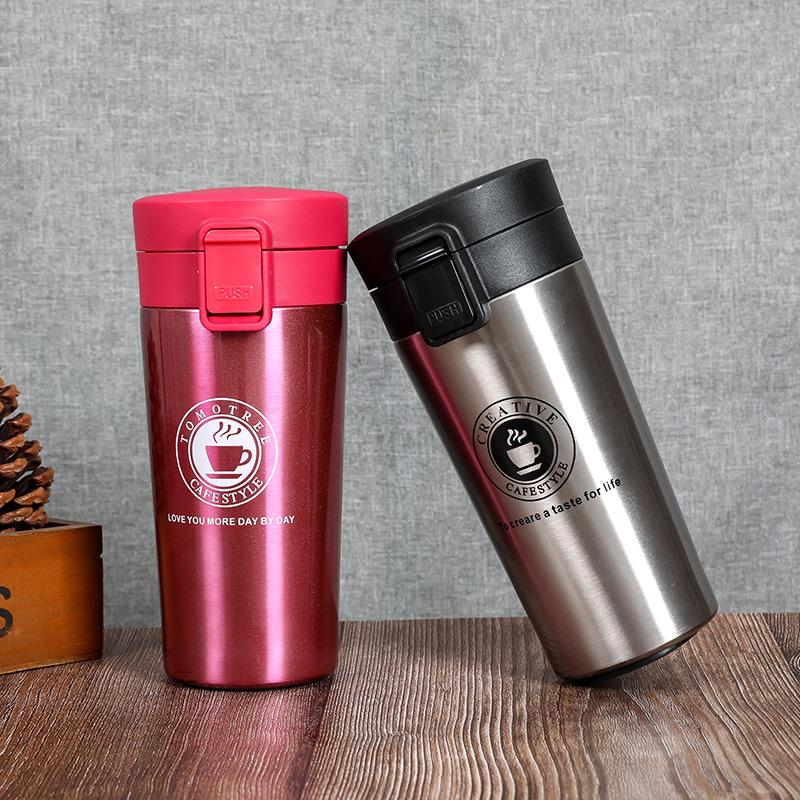 Изолированная кофейная кружка из нержавеющей стали 304 - Креативный вакуумный дизайн, Идеально подходит для офиса, улицы и автомобиля