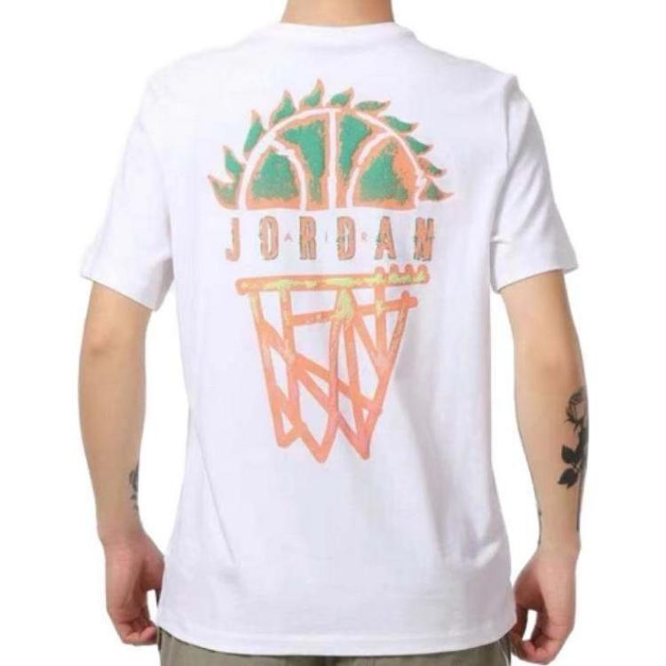 Jordan Мужская футболка с втачным рукавом Белая CZ8060-100