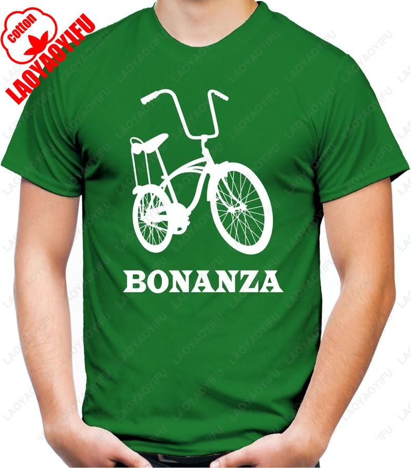 Bonanzarad M1 Mens TShirt Saying Vintage BMX Gift Summer Casual Breathable Cotton Tops Classics Funny Streetwear Print Tees