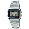 CASIO Цифровые светодиодные мужские часы, Дисплей, Прямоугольный, Календарь, Подсветка, A158WA-1J