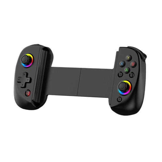 Wireless Game Controller for Android for iOS RGB Light 6-Axis Gyro Vibration Stretchable Tablet