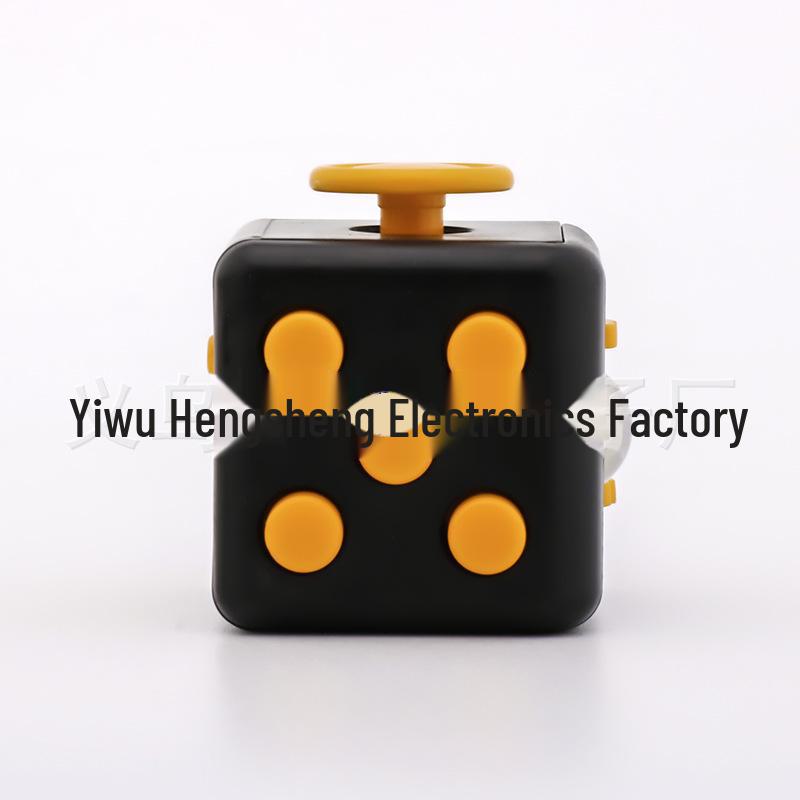 Six-Sided Finger Exercise Rubik's Cube: Hot Decompression Dice Toy