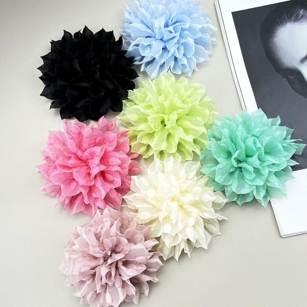 French Floral Brooch Fashion Dress Suit Corsage New Lace Polka Dot Floral Brooch