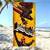 1 шт. J-Judas Priest Defenders Of The Faith Пляжное полотенце Микрофибра Быстросохнущее Банное полотенце Для бассейна Пляжа Путешествий Подарок для поклонников Рок Метал