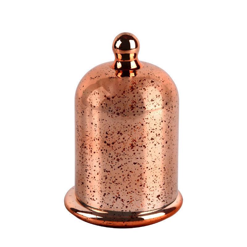 Golden Bell Aroma Diffuser Crystal Glass Candleholder Ornament