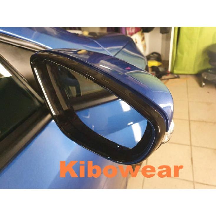 Глянцевая блестящая черная рамка корпуса бокового зеркала, накладка для VW Passat B8 Arteon B7, держатель CC Jetta, замена стеклянной рамы