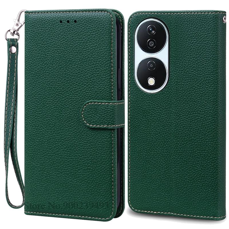 Чехол-кошелек для Honor 90 Smart Case, кожаный флип-чехол, чехол-книжка для Honor 90 Smart 5G, мягкий силиконовый чехол-книжка Fundas