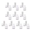 Uxcell 3528 LED Strip 8mm 2P Corner Connector for Single Color 3528 LED Strip Pack of 10 Connector, L-Shaped Lights,