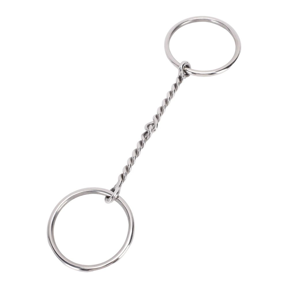 295MM Professional Snaffle Bit Stainless Steel Horse Mouth Bit Safe Horse Bit Equestrian Riding