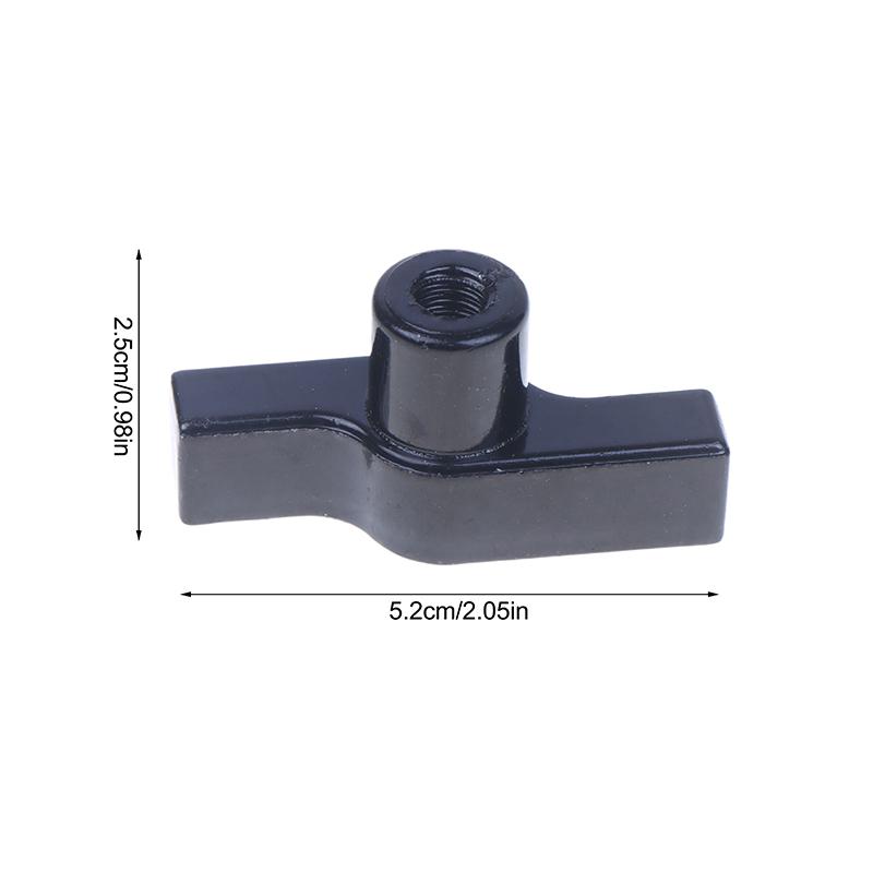 1 шт. Алюминиевый сплав M8 M12 Ручка Черный Серый Гайка Рукоятка Т-образная гайка Для крючка освещения Барашковая гайка Зажим фермы Рукоятка Детали Оцинкованный Алюминий