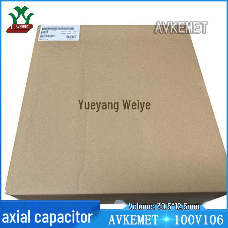 AVKEMET MPT10019106JA3100B 100В 106J Металлический Аксиальный Выводной Конденсатор
