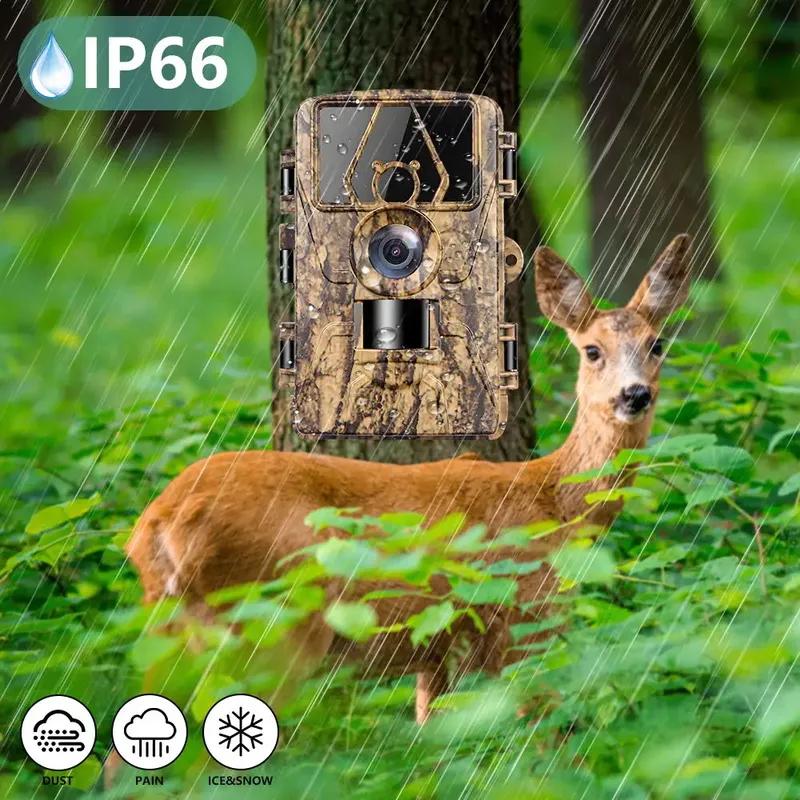 8K WiFi Waterproof Trail Camera PR801W 60MP Supports APP Viewing for Outdoor Animal Hunting Night Vision and Farm Monitoring