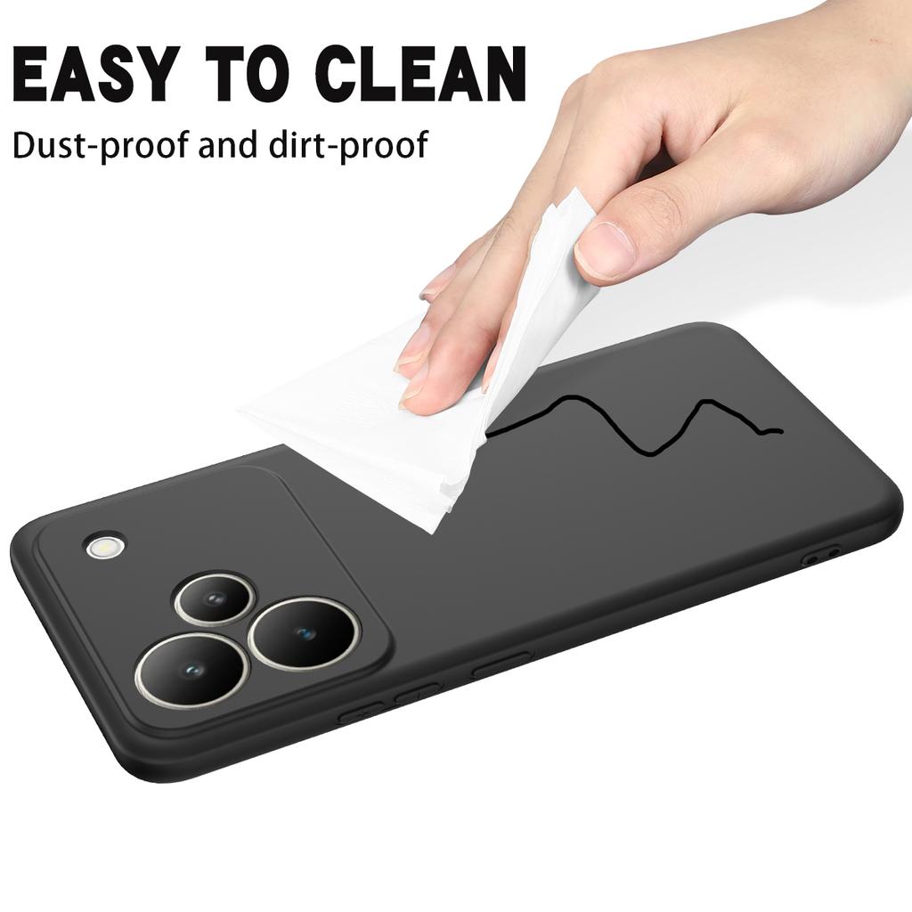 For Realme P4 Pro 5G Liquid Silicone Case Phone Back Cover with Hand Strap
