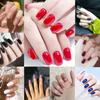 24PCS Multicolor Collection Square Head Solid Color Fake Nails Boxed Nail Art DIY Bridal Nail Finished Fake Nails