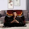 1PC Horror movie theme blanket, all-season lightweight home office outdoor nap multifunctional blanket, Halloween gifts
