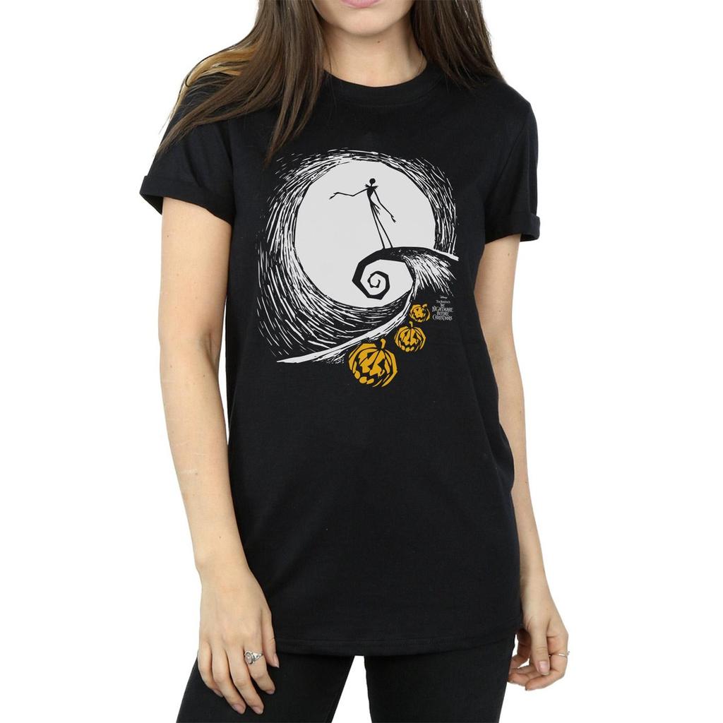 Disney Womens/Ladies Nightmare Before Christmas Jack´s Lament Cotton Boyfriend T-Shirt