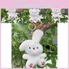 Bunny Plush Adorable And Bear Keychain Pendant With Soft Short Fur For Accessories Cute