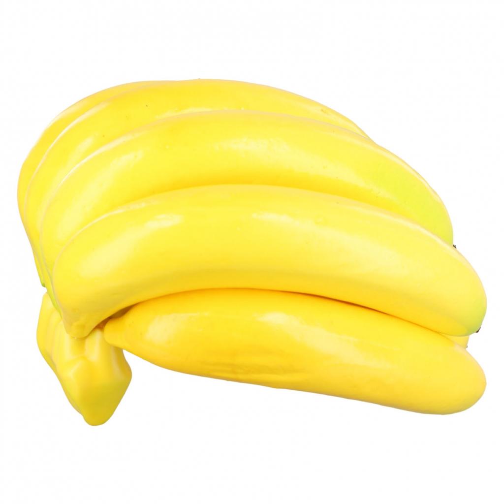 1 X Artificial Bunch Of Banana Fake Fruit Plastic,Decor Props DIY Craft Toy