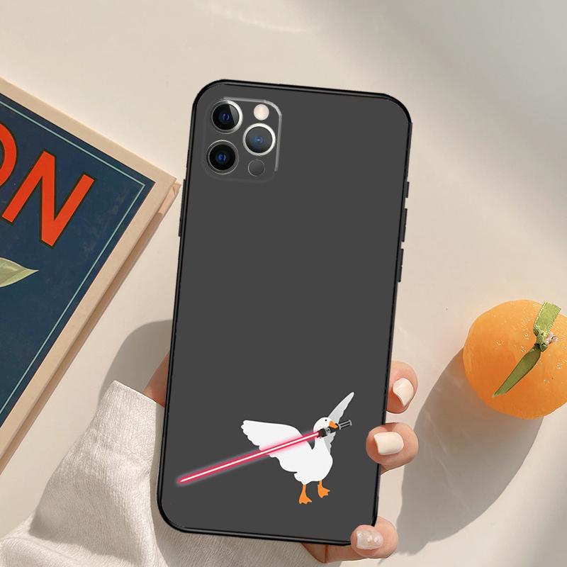 Чехол для телефона Untitled Goose Duck Game для iPhone 16 15 14 Pro Max 11 12 13 Pro Max Mini XR 16 15 Plus 16e