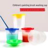 Детская палитра-стакан для мытья кистей для гуаши и акварели