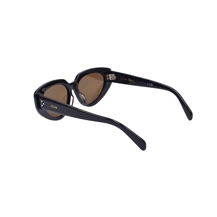 Celine Bold 3 Dots Cat Eye Sunglasses Women sunglasses CL40286F-01E