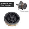 POWECOM 3603 Filter Cartridge for 3600 Half Face Gas Mask Particulate Respirator Filter Box
