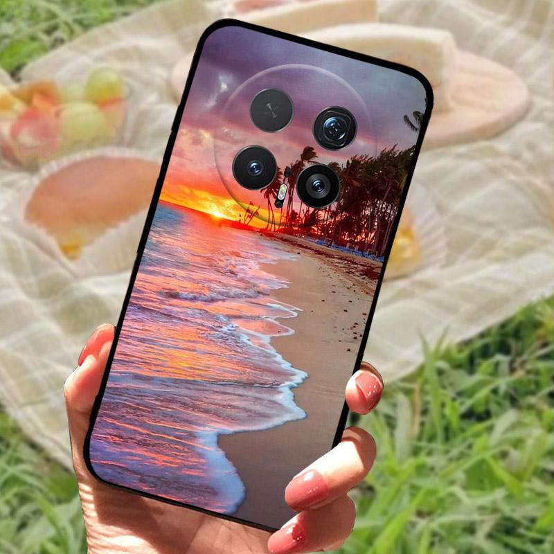 Ударопрочный чехол Funda для Honor Magic 8 Pro, мягкий ТПУ-силикон, защита камеры, чехол-бампер для телефона Honor Magic8 Pro BKQ-AN10