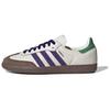 Samba OG Off White Purple Green Женские кроссовки Кремовые Collegiate-Purple Preloved-Green ID8349