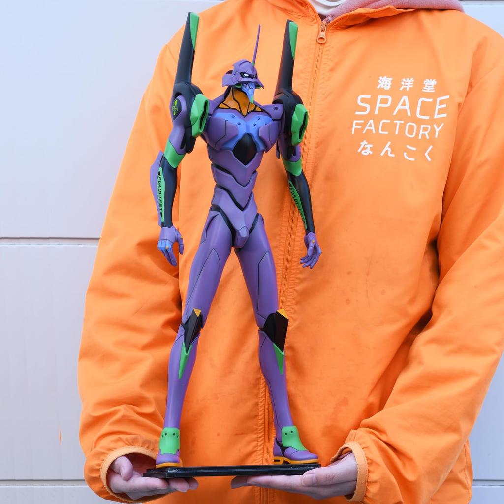 Evangelion Unit 01 Mega Soft Vinyl Kit Reprint Soft Vinyl Unpainted Assembly Kit Non-Scale
