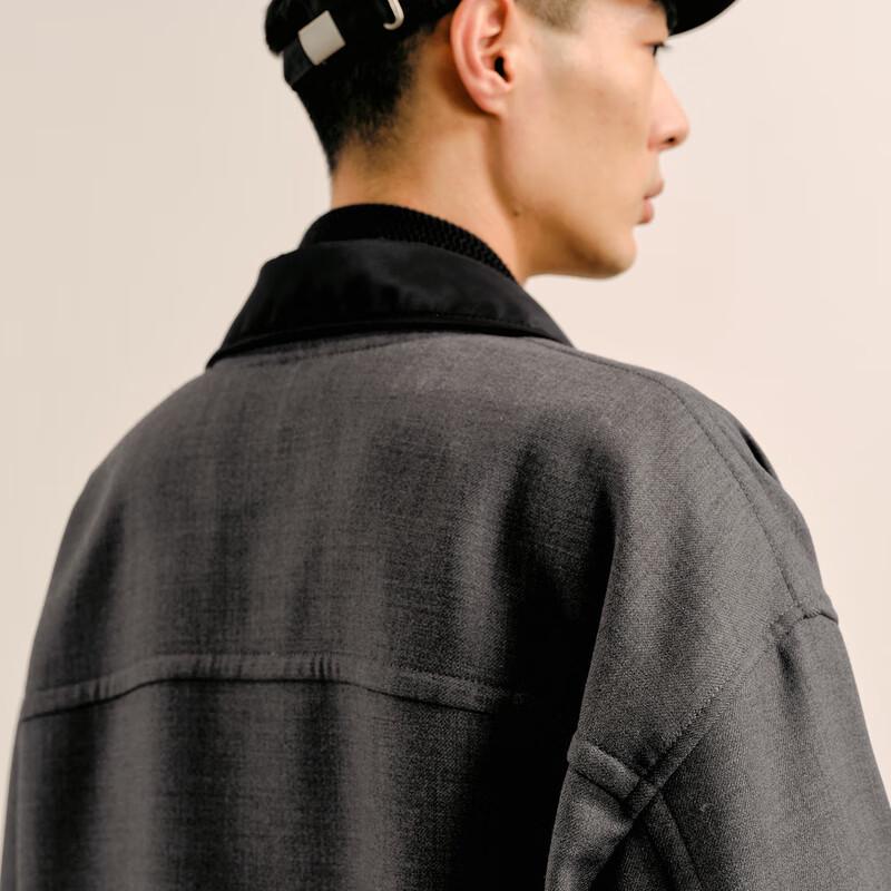 CROQUIS Men's H-shaped Lapel Jacket