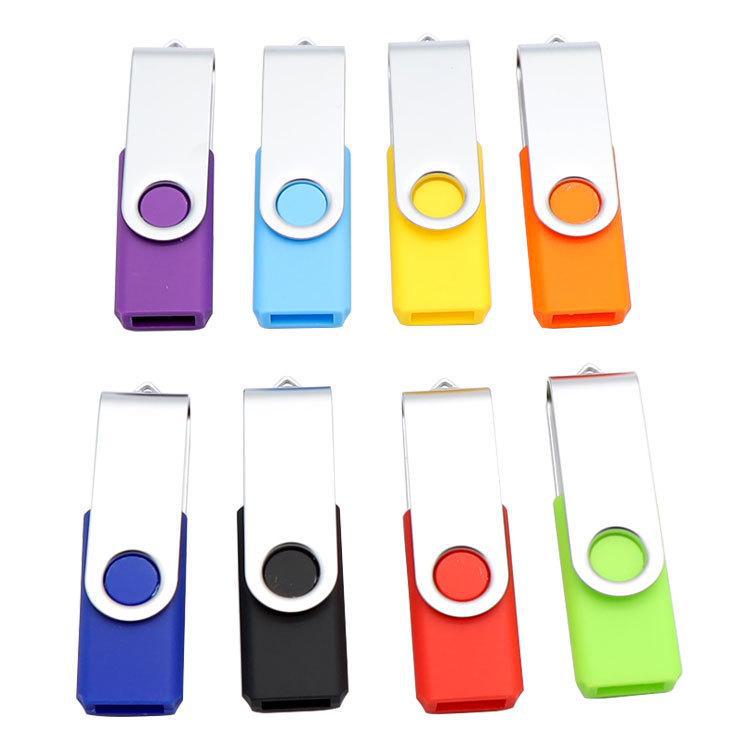 Новый корпус USB-накопителя с зажимом, пластиковый вращающийся корпус USB-накопителя