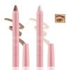 Booen Eyebrow High Contour Brow Pencil Highlighter Dual Color Brow Creamy Shiny Brow Creates Natural Brows Highlighter, & Combo, Highlighter, Pen,