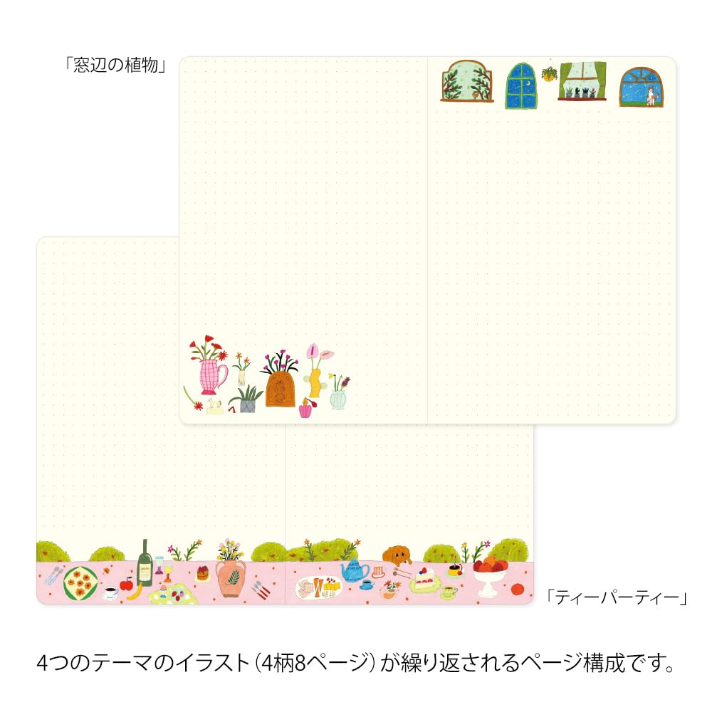 Midori Notebook Yurulog My Life Pattern B6 15355006