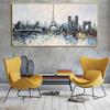 France Paris Eiffel Tower Abstract Graffiti Art Canvas Painting Street Famous Landscape Watercolor Poster Prints Wall Mural for Living Room Home Decor