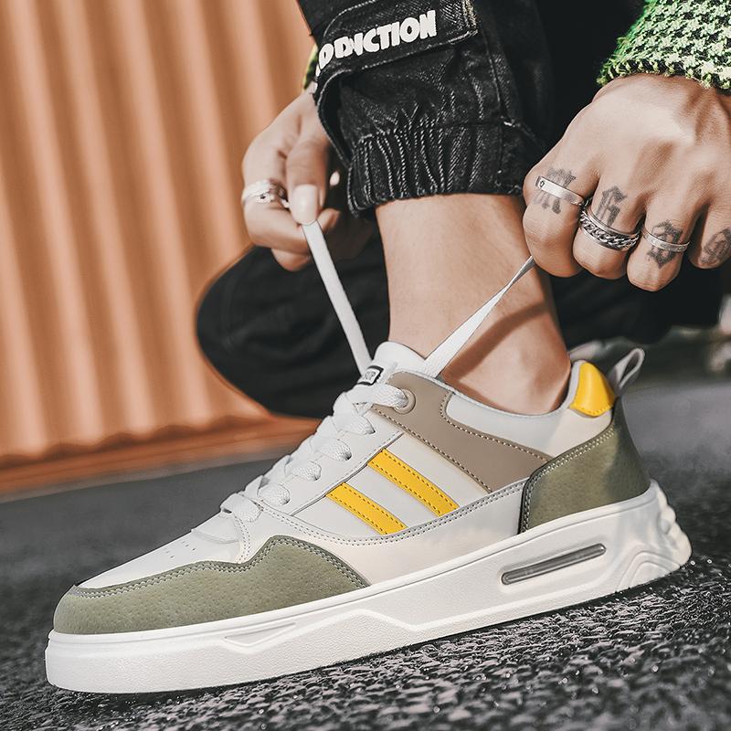 Модная кеда мужская вулканизированная повседневная на четыре сезона молодежная модная новый стиль классическая базовая износостойкая водонепроницаемая мужская обувь