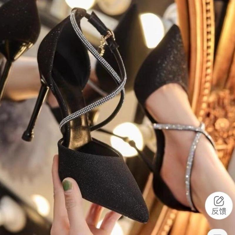 Fashion New Fashion Summer Women Sexy Stiletto High Heels Pumps Ladies Pointed Toe Shallow Party Shoe for Wedding Women Black Shoes
