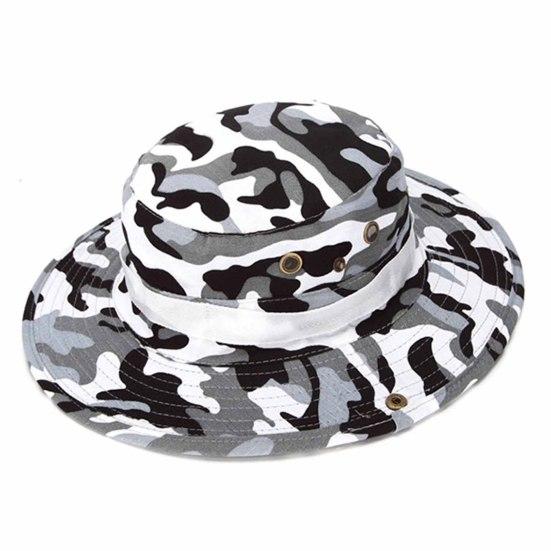 Рыбацкая шляпа с широкими полями, регулируемая солнцезащитная шляпа, камуфляжная шляпа для кемпинга, походная шляпа для рыбалки на открытом воздухе