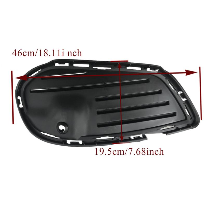 2pcs Front Bumper Fog Lamp Grille Cover Glossy Black Parts For Mercedes Benz C300 C400 C43 C450 2015-2018 2058854123 2058854023