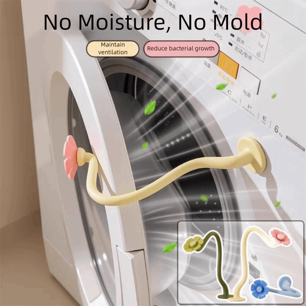 Ventilation and Mildew Prevention Washer Door Prop-Stabilizer for Front Load Machines
