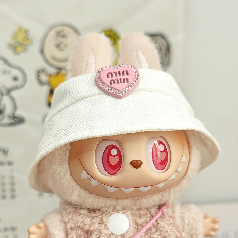 For 17cm Labubu Doll Clothes Fashion Clothes Hoodies Doll Clothes Color Match Hoodies Dolls Accessories Cute Decoration Little Cloths