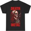 Футболка Скелет Гитарист Death Metal - Мрачная Графическая Футболка Heavy Metal
