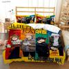 Cartoon Anime Jujutsu Kaisen Duvet Cover Comforter Bedding Set Soft Pillowcas Single Double Quilt Cover Set for Adult Boys Girls