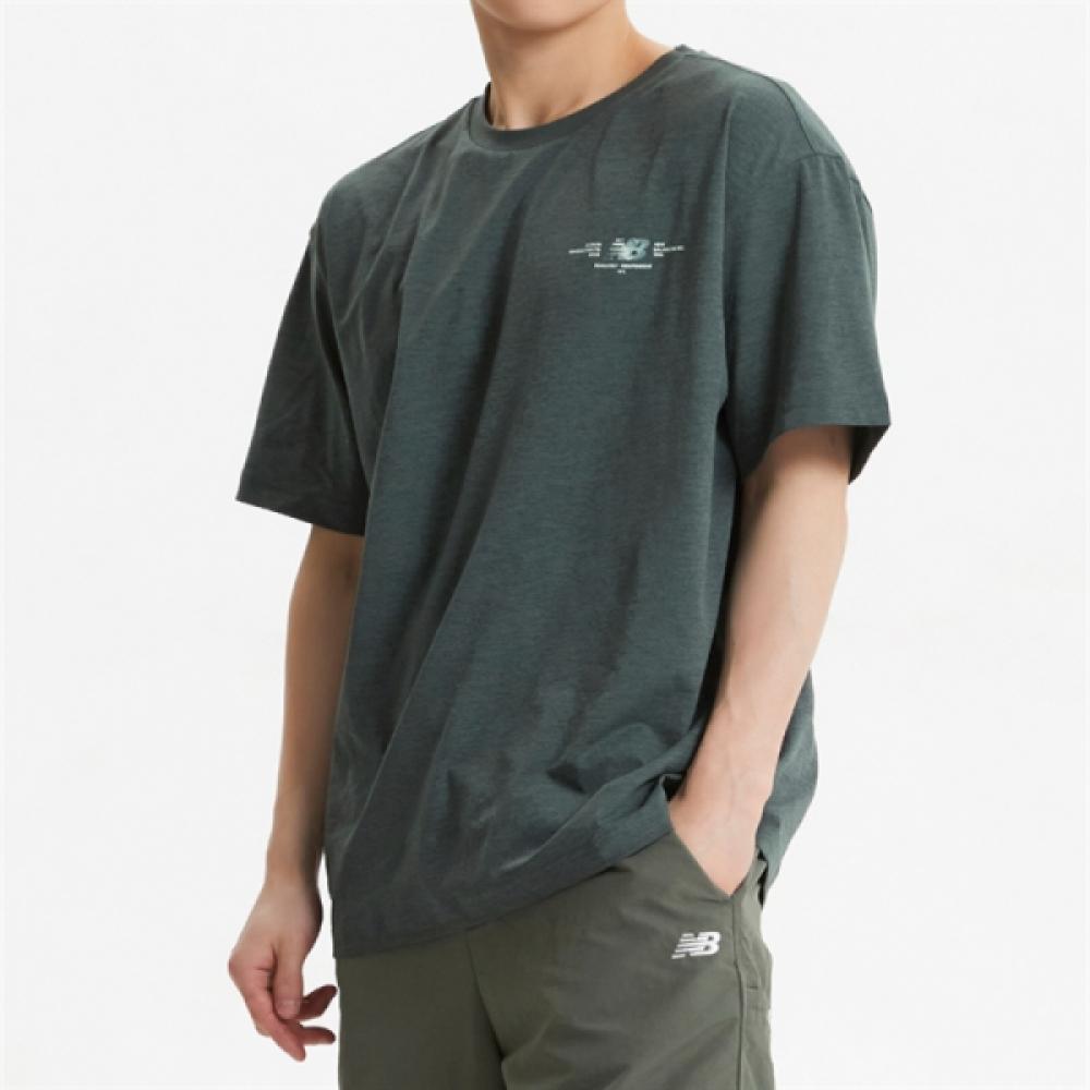 New Balance Uni Frozen Пиксельная Графическая Футболка B1 Nbnef21523