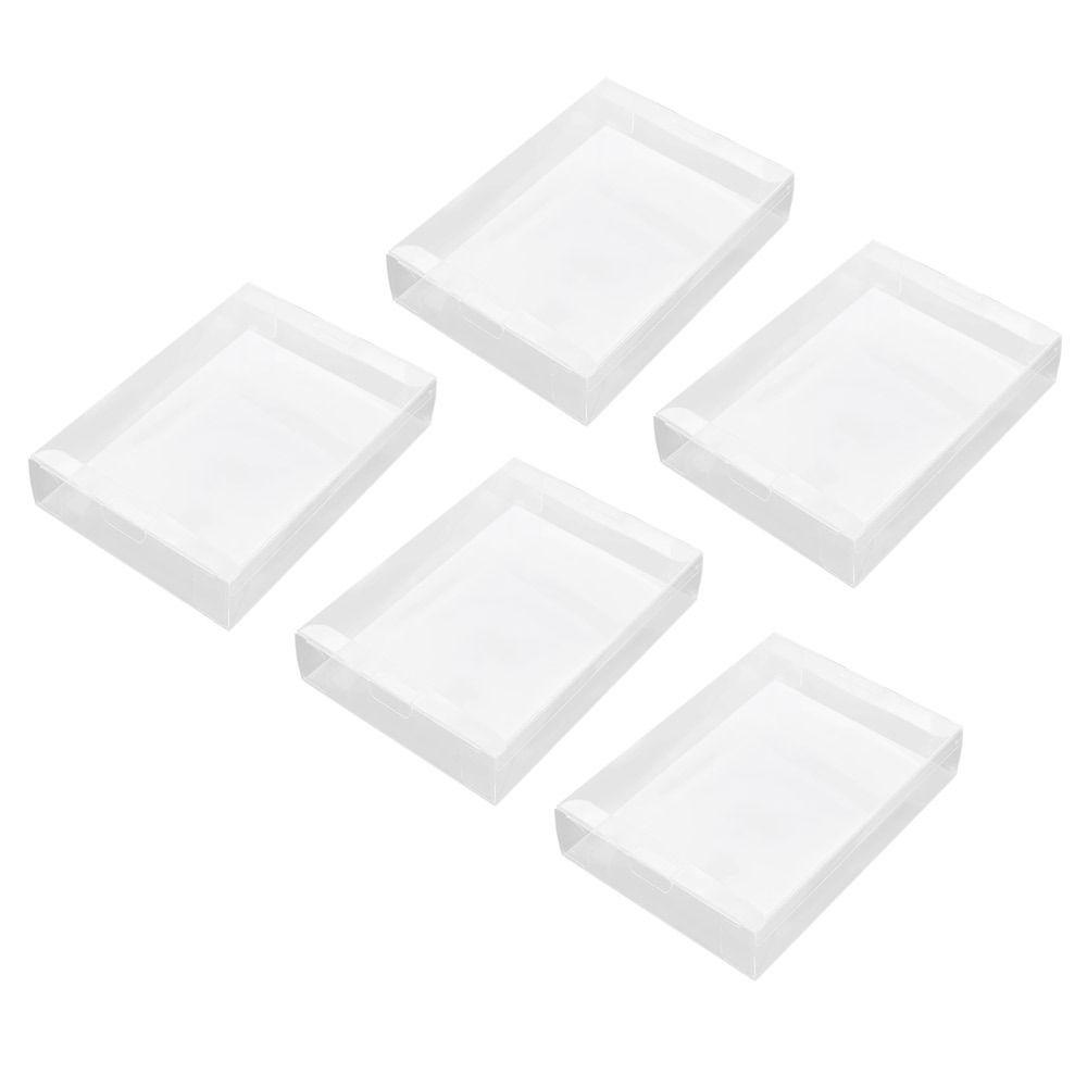 5 Clear Case Sleeve Protector for Nintendo N64/SNES Games Cartridge Box Protector(Set of 5)